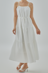 Xanthe Textured Tiered Dress
